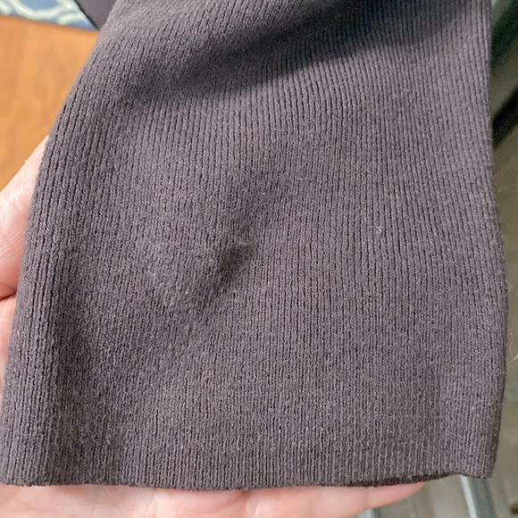 Michelle Nicole long sleeve Brown Sweater with fur collar - Size Medium - Picture 7 of 11